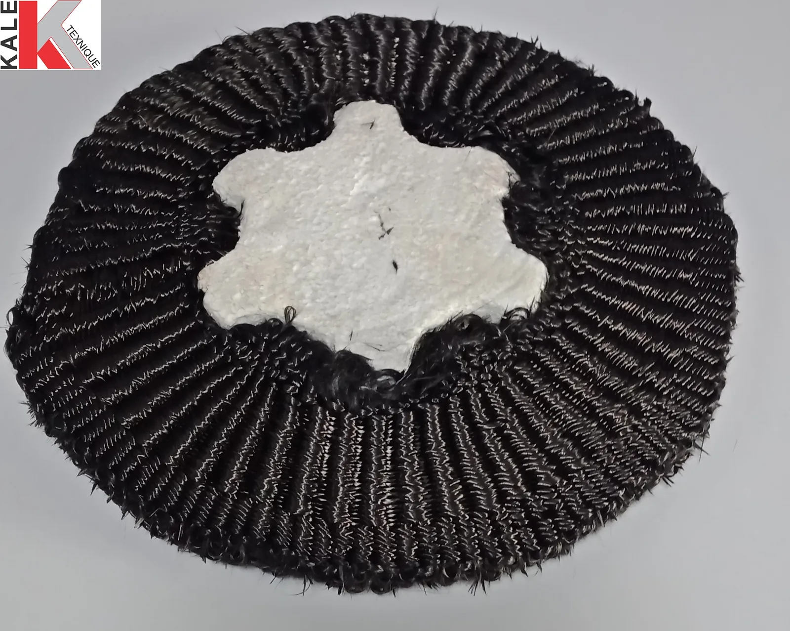 Physical circular brake disk textile preform